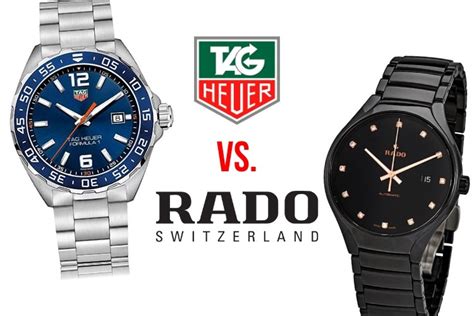 Rado vs. Tag Heuer .